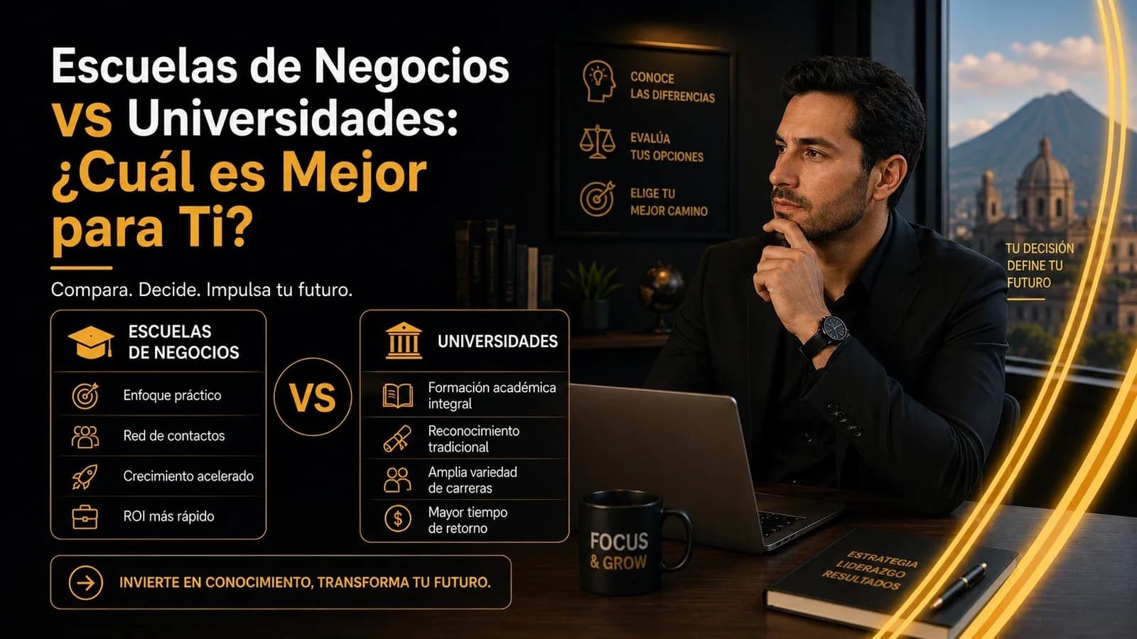 Escuelas de Negocios vs Universidades: ¿Cuál es Mejor para Ti?
